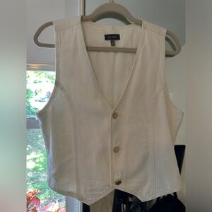 DL1961 white denim vest